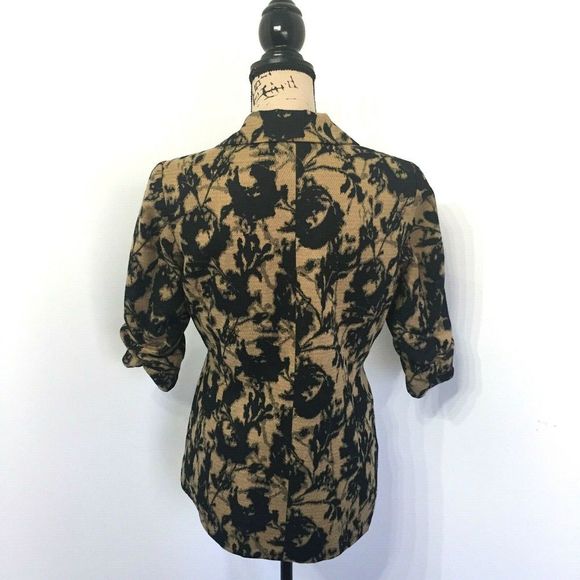 Coldwater Creek Blazer XS Brown 1 Button - Picture 8 of 8